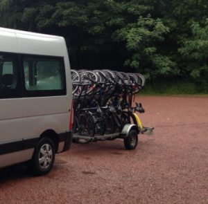 transferring bikes